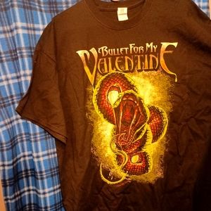 bullet for my valentine band t-shirt